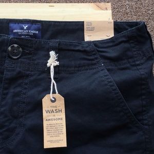 American Eagle black shorts size 6 with tag